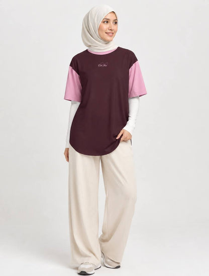 CHROMA CASUAL TOP - ROUGE