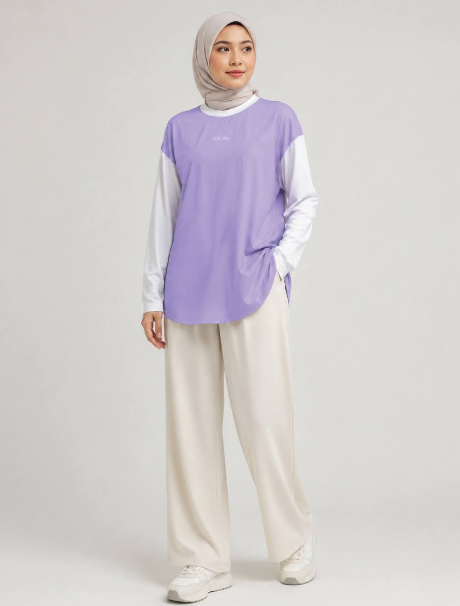 CHROMA CASUAL TOP - IRIS