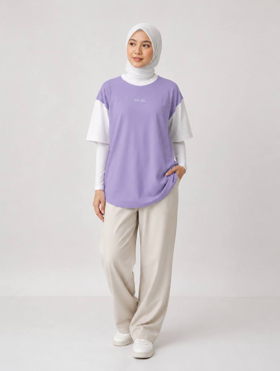 CHROMA CASUAL TOP - IRIS